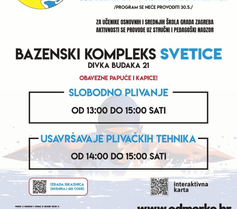 Odmorko – plivanje
