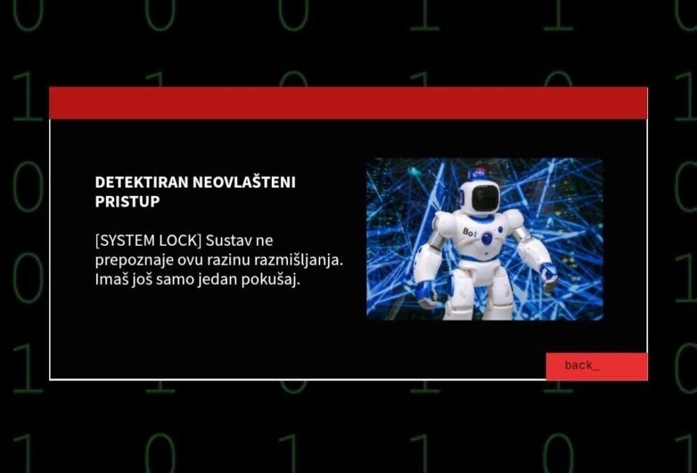 Escape room u Devetoj: Učenici 3.e spasili školski sustav