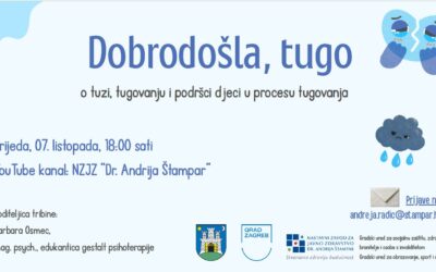 Tribini za roditelje “Dobrodošla, tugo!